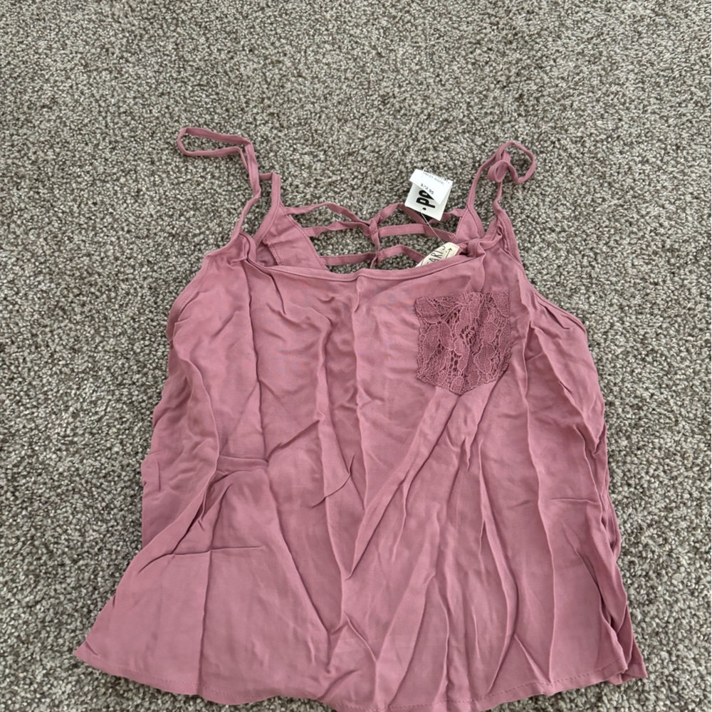 PacSun Croptop LA Hearts Pink M